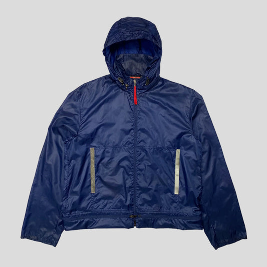 Prada Sport SS00 Convertible Nylon Reflective Jacket - L/XL | O/S, Multicoloured