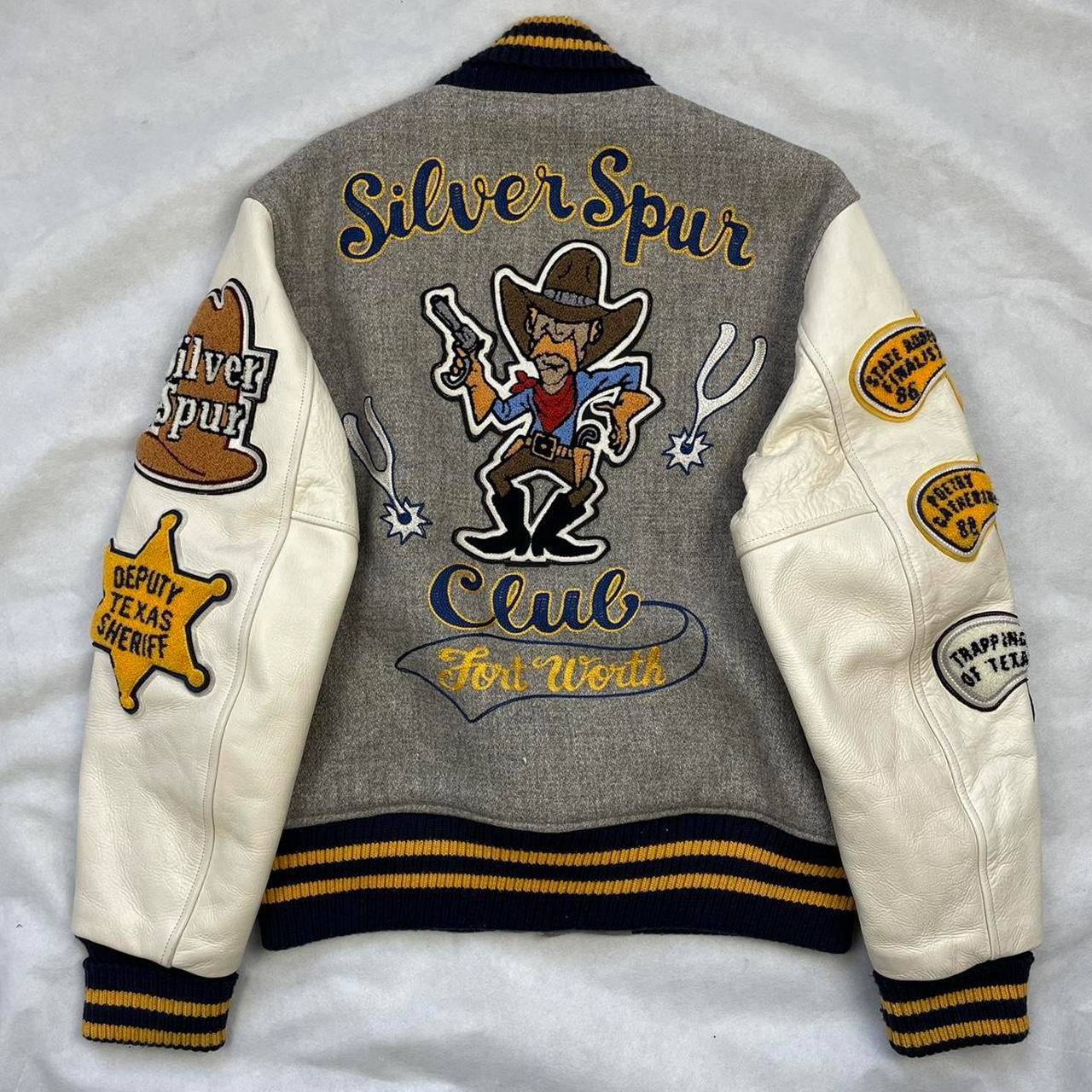 Whitesville Silver Spur Club Varsity Jacket ( 38 / M )