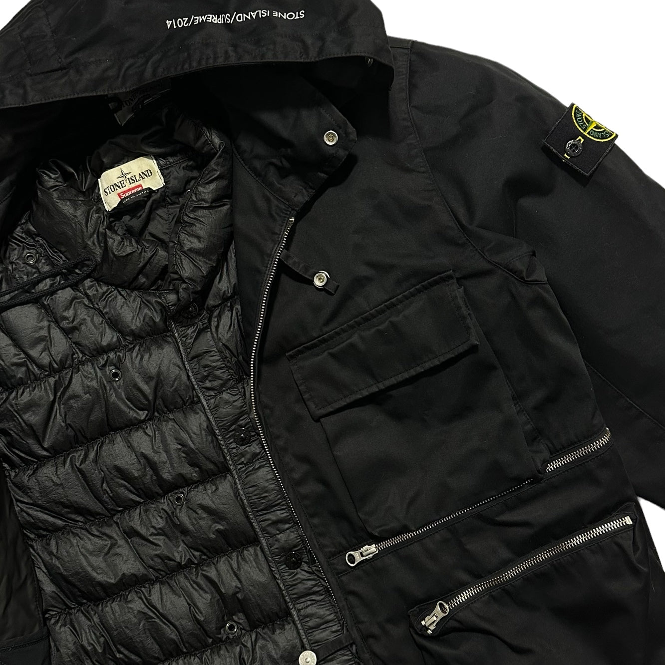 Stone Island X Supreme Helicopter MultiPocket Jacket with Inner