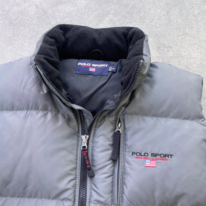 Polo Sport Ralph Lauren 1990s heavyweight down fill puffer gilet (XL)