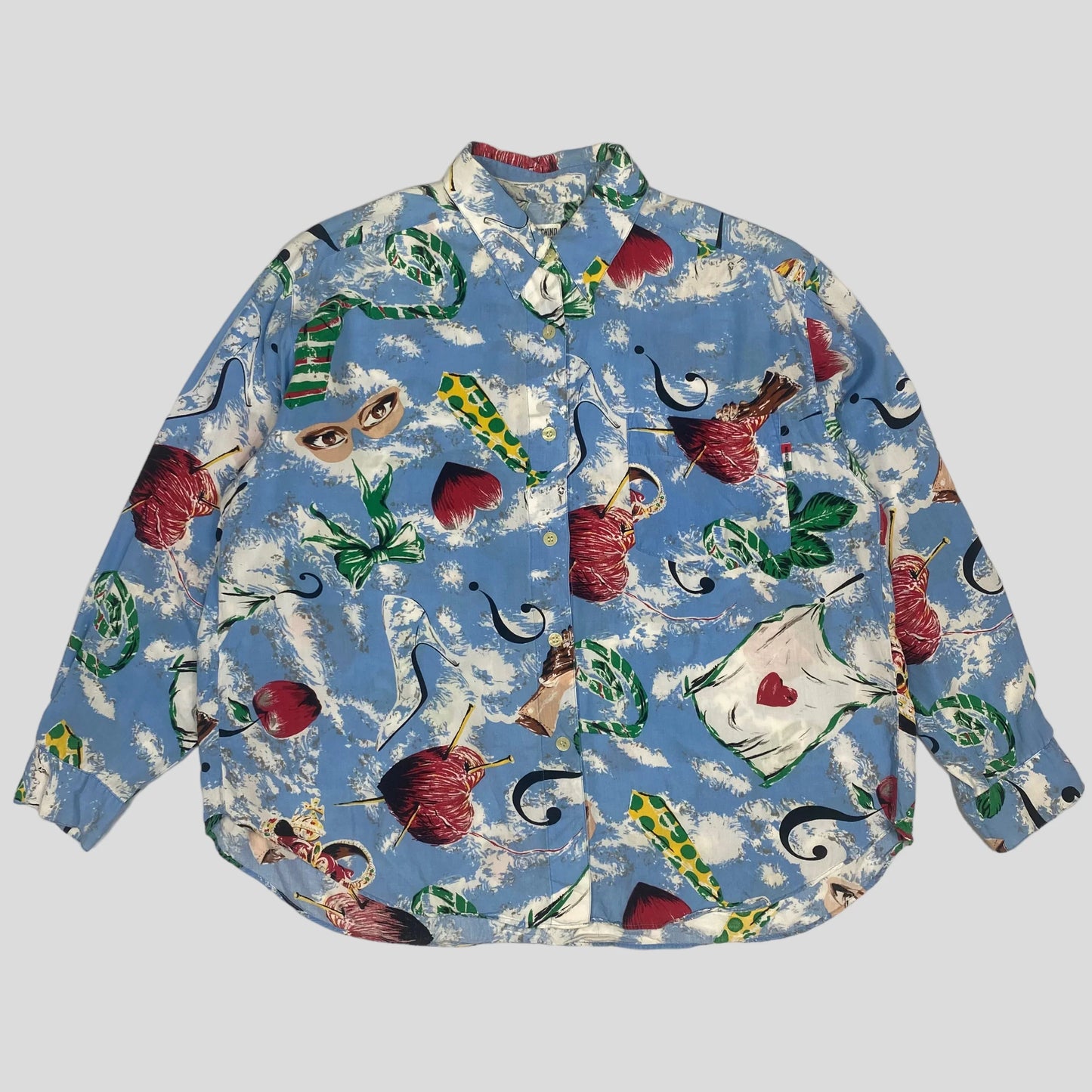 Moschino Jeans 1989 Canvas Cloud Collection Shirt - S/M