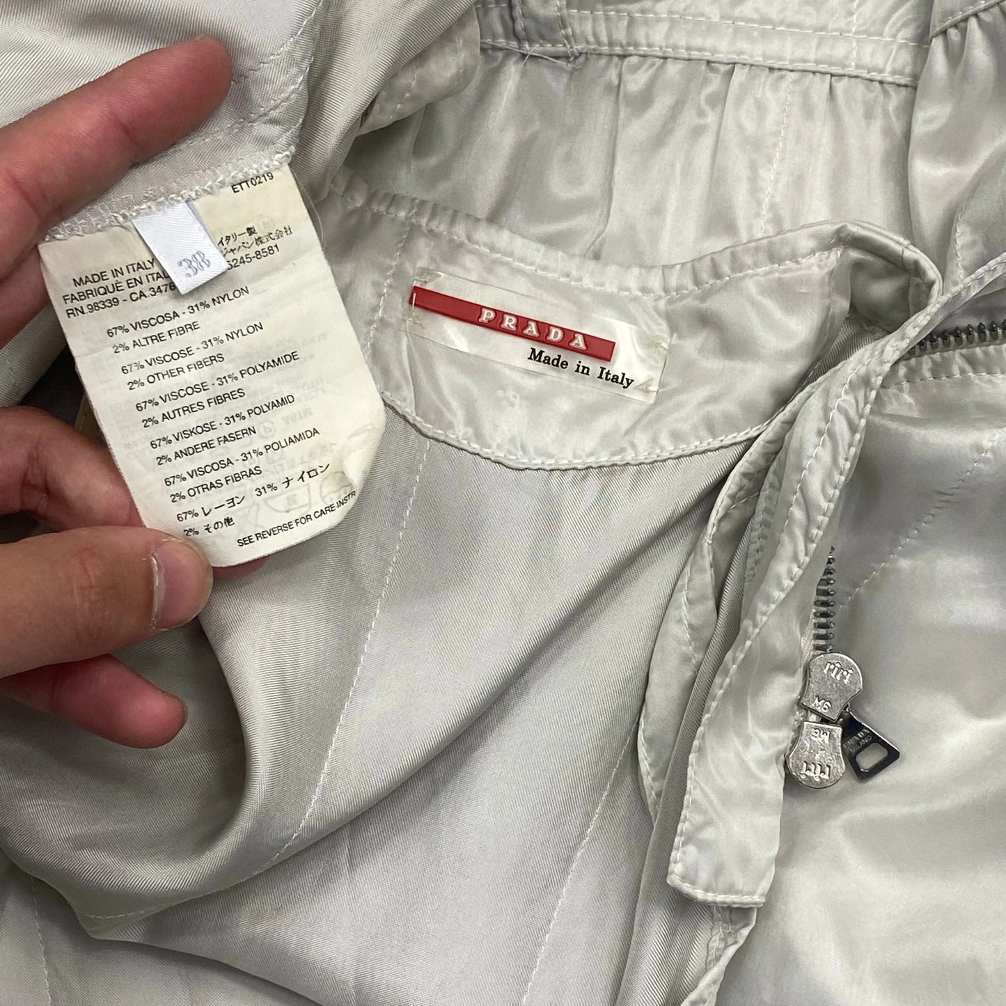 Prada Sport 00’s Nylon Shimmer Cargo Dress - UK6/8