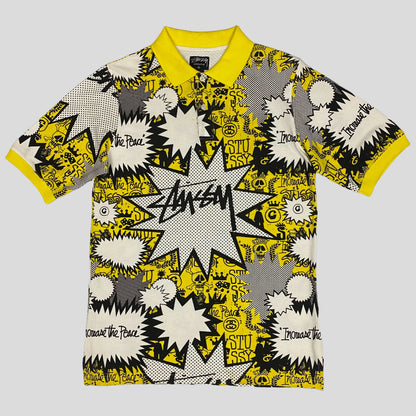 Stussy 00’s Increase The Peace Bubble Polo - M