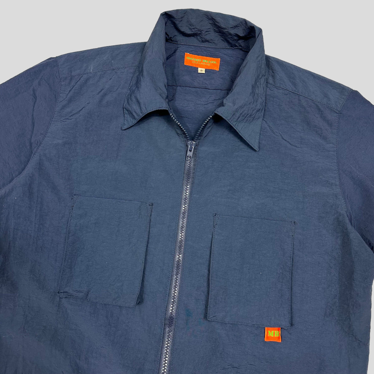 Mickey Brazil 90’s Nylon 3D Pocket Shirt - S (M) | Blue