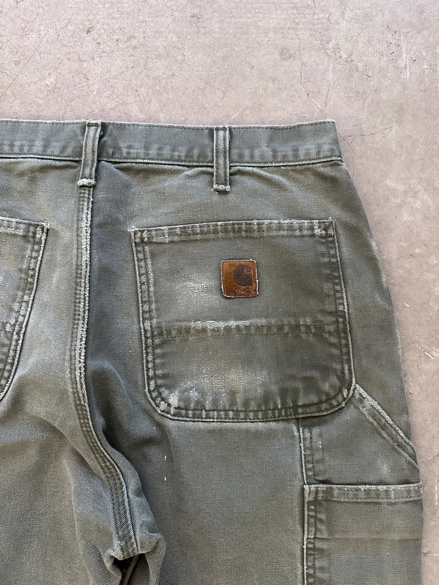Carhartt Thrashed Carpenter Pants - 34 x 30 | W34, Red