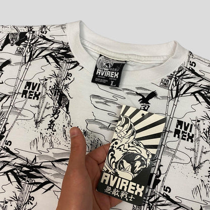 Avirex 00’s Spellout T-shirt - XL | White