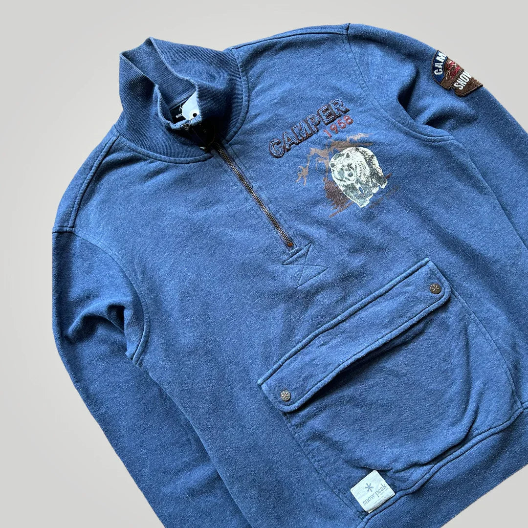 Snow Peak Vintage Quarter Zip L