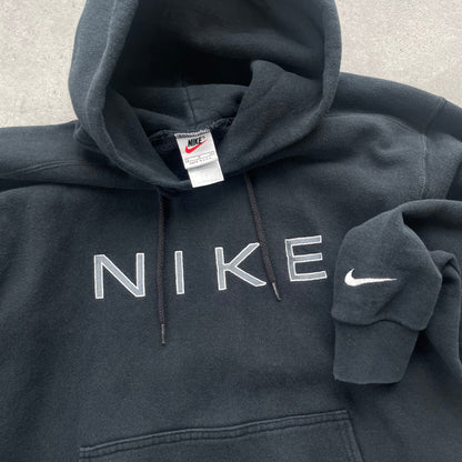 Nike RARE 1990s heavyweight embroidered hoodie (M)