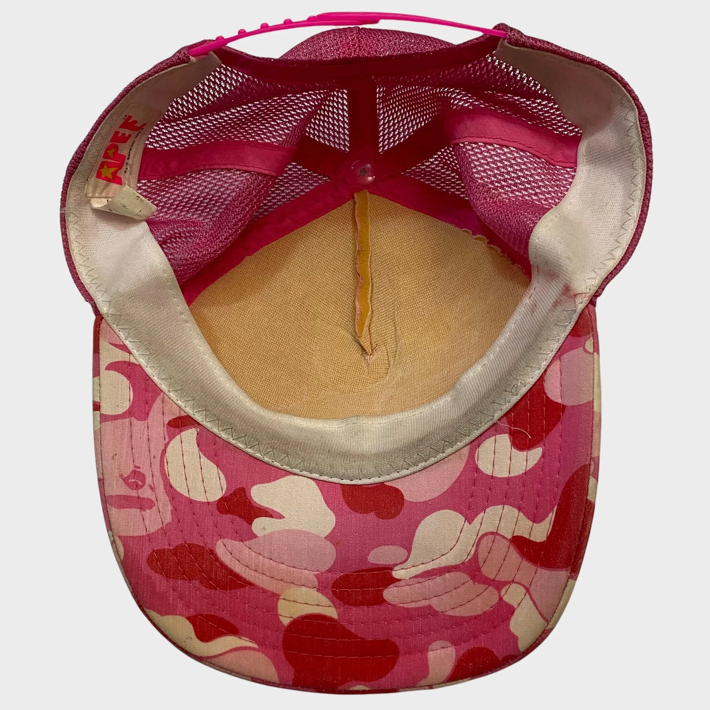 Bape OG ‘06 Pink Camo Trucker Cap - One Size