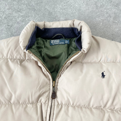 Ralph Lauren RARE 1990s heavyweight puffer bomber jacket (M)