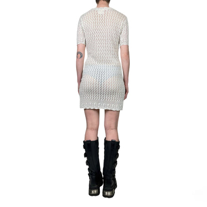 c.1994 Vivienne Westwood crochet knit dress