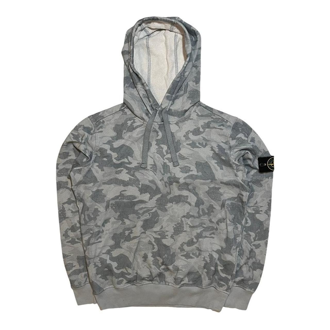 Stone Island Camo Pullover Hoodie - Known Source