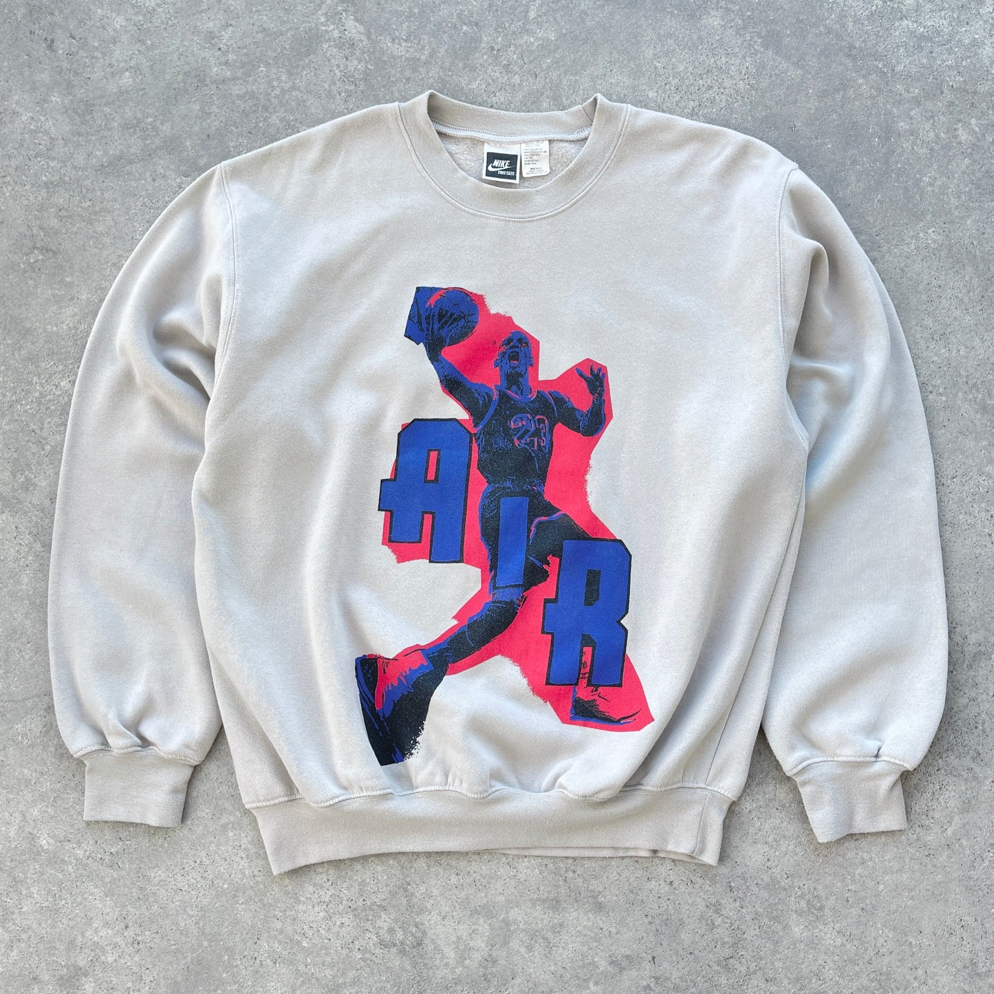 Nike RARE 1990s Air Jordan heavyweight graphic sweatshirt (M)