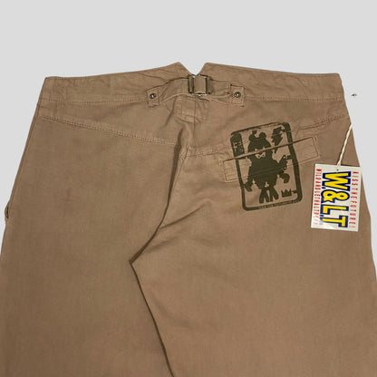 W+LT 2003 Baggy Puk Puk Trousers - 31-34 | Beige