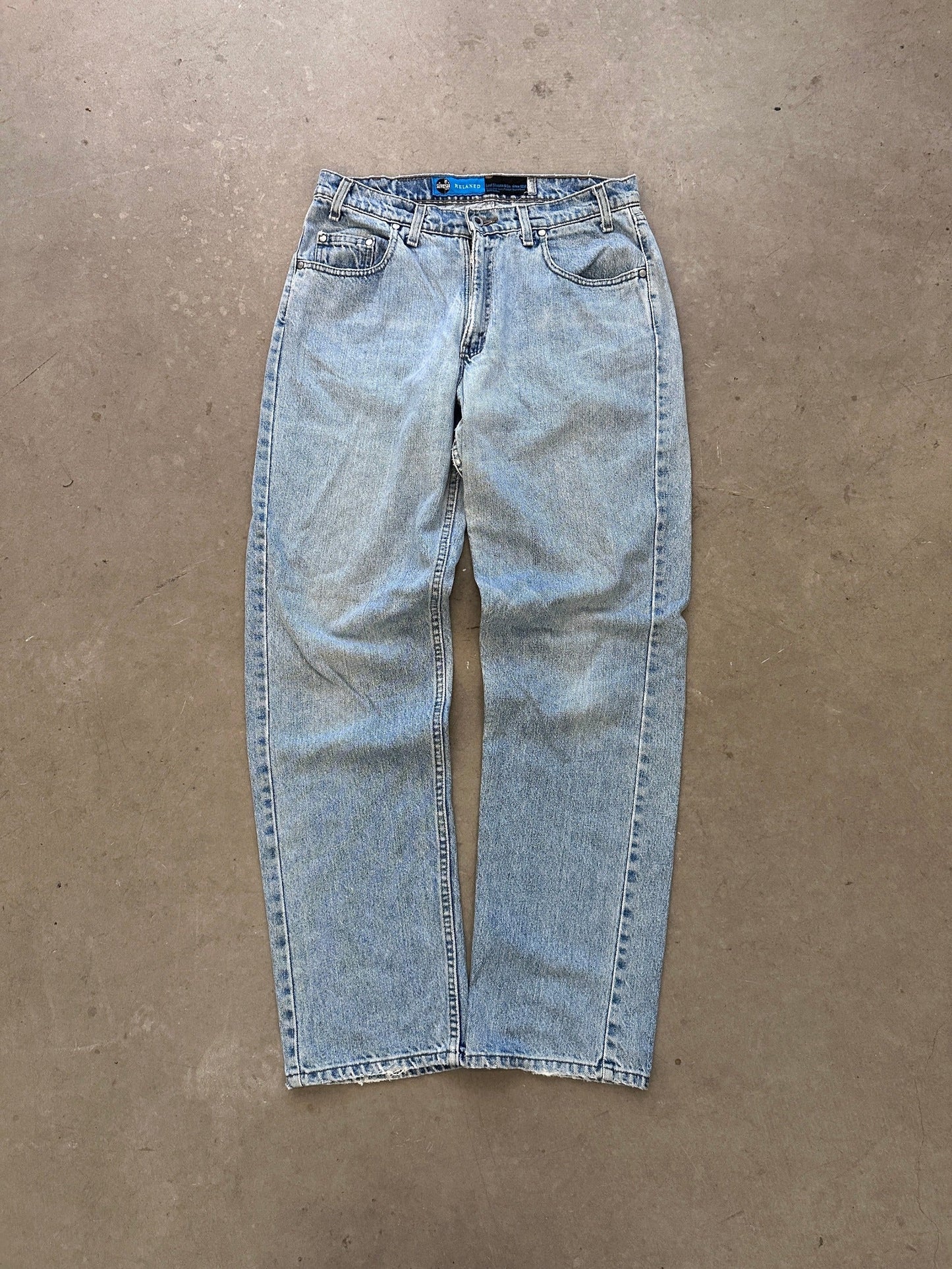 1994 Levi's Silver Tab Relaxed Jeans - 32 x 34 | W32, Multicoloured