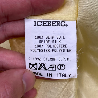 Iceberg 1992 Don’t Drug Out Silk Bomber - S/M | Small, Red