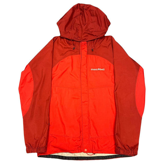 Montbell Waterproof Windbreaker Jacket In Red ( S )