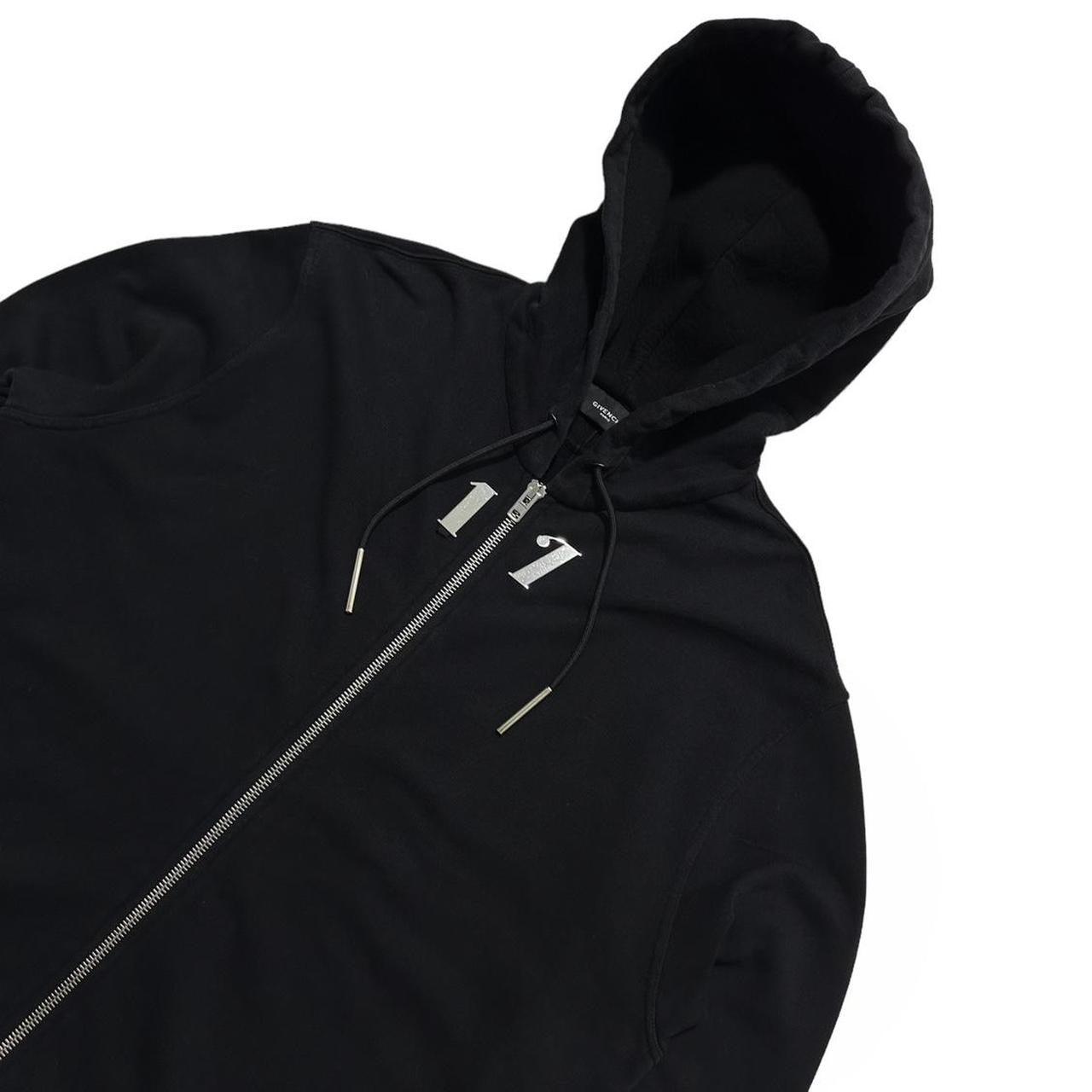 Givenchy ‘17’ Black Full Zip Hoodie - Known Source