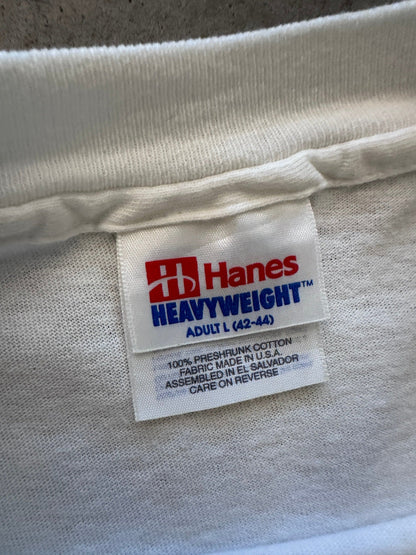 1990's Human-I-Tees They Were Here First T-Shirt - L | Large, Red
