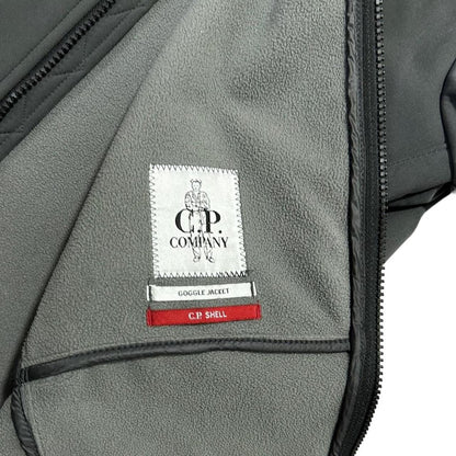 CP Company Grey Soft Shell Goggle Jacket