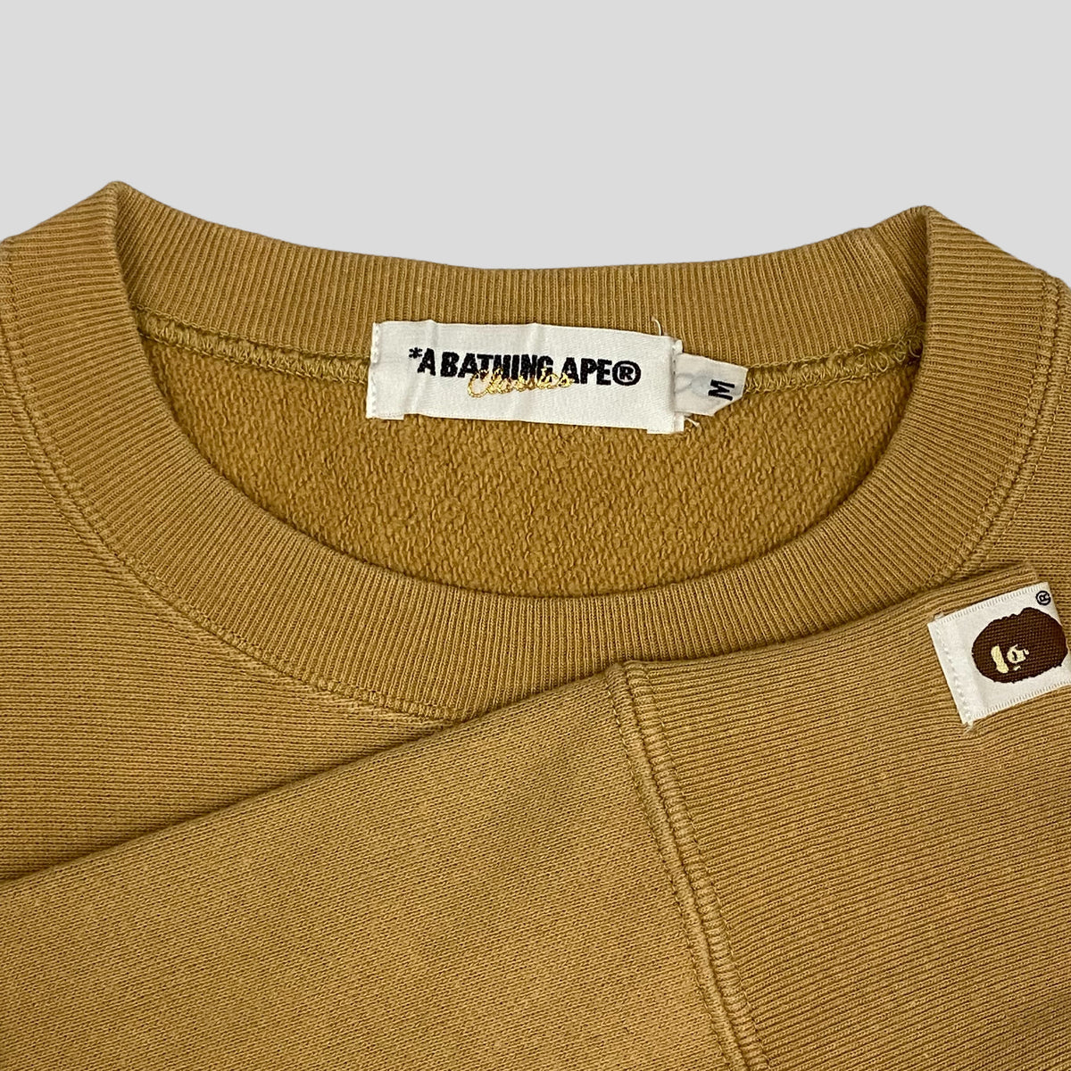 Bape OG ‘08 Baby Milo Crewneck - M | Tan
