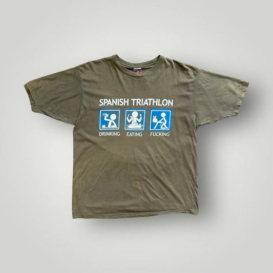Spanish Triathlon Vintage T-shirt L