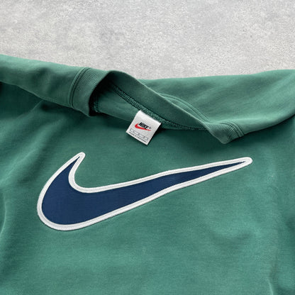 Nike RARE 1990s heavyweight embroidered sweatshirt (L)