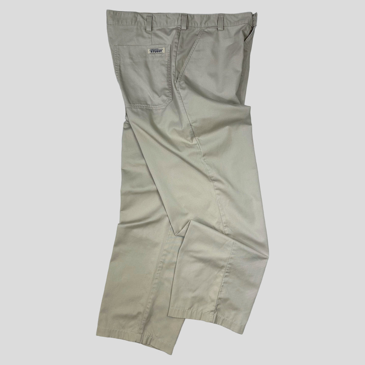 Stussy 1998 Baggy Carpenter Skate Trousers - 36 | W36, Cream