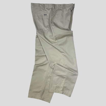 Stussy 1998 Baggy Carpenter Skate Trousers - 36 | W36, Cream