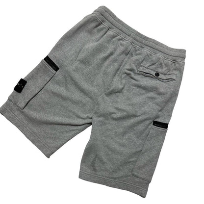 Stone Island Grey Cotton Shorts | Small, Grey