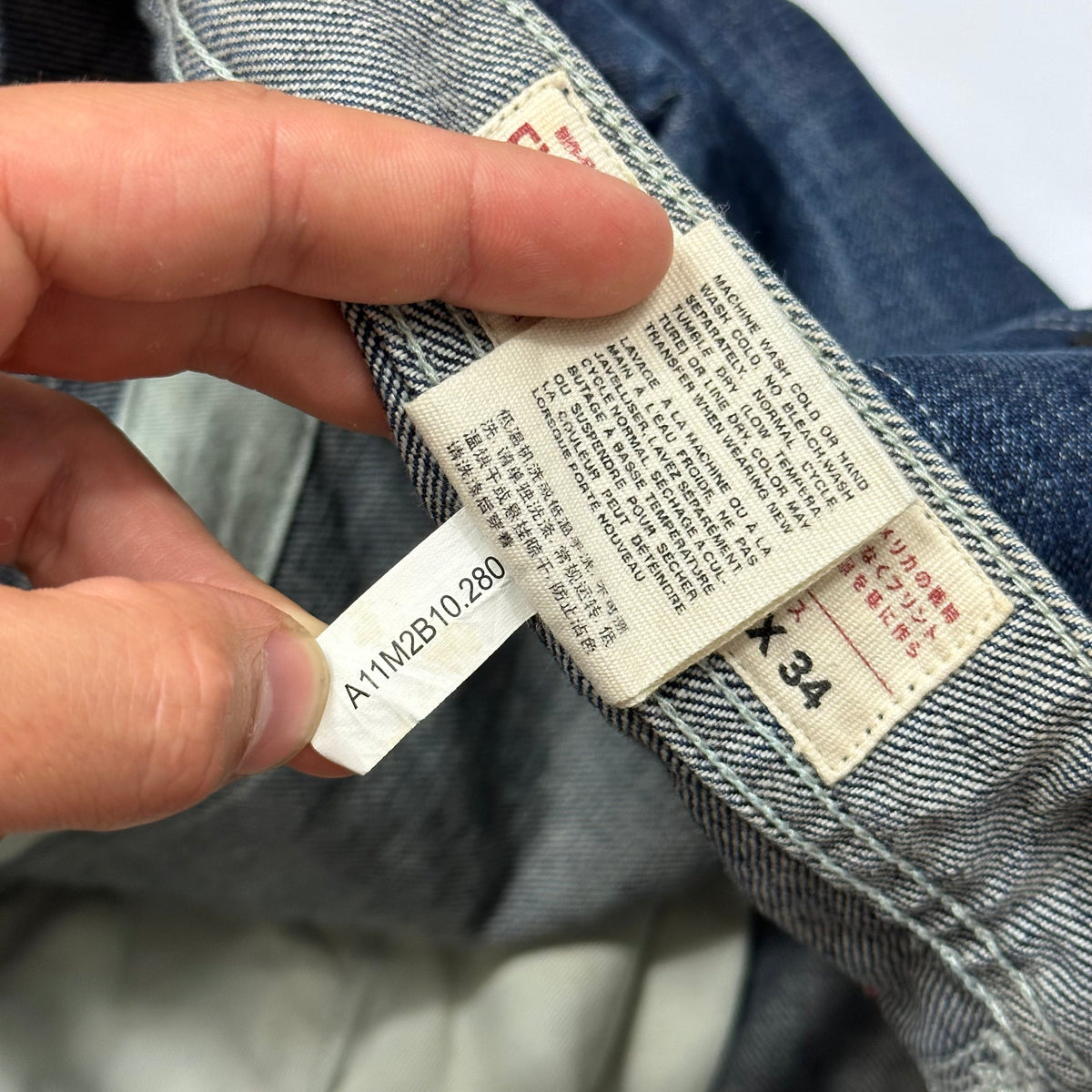 Evisu 00’s Denim Carpenter Jeans - 30-31 | W30, Blue