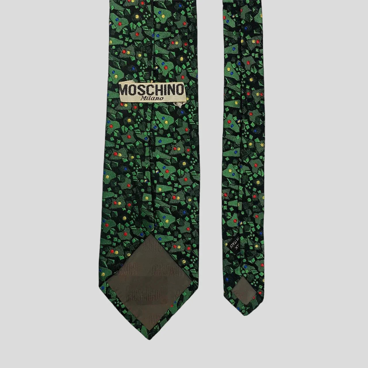 Moschino 80’s Abstract Silk Tie