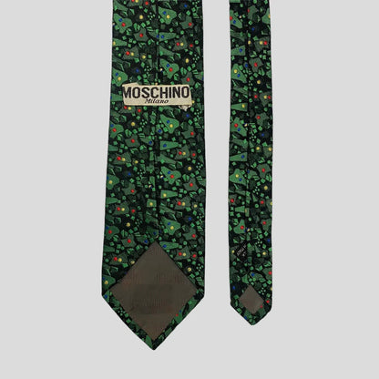 Moschino 80’s Abstract Silk Tie