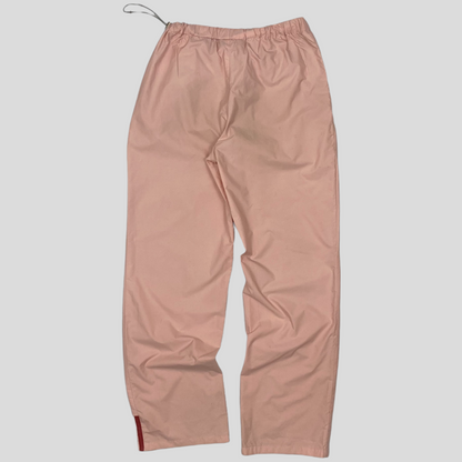 Prada Sport SS1999 Baby Pink Nylon Parachute Bottoms - W24-W30 | Small