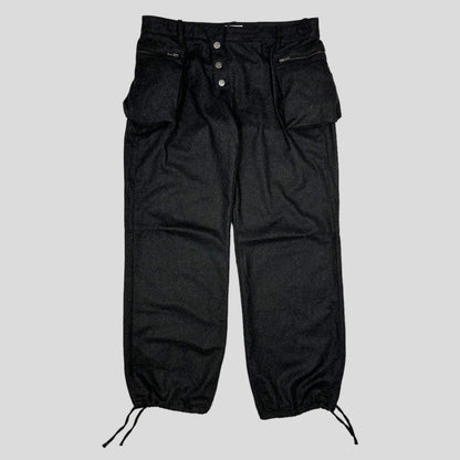 Iceberg 90’s Italian Wool 3D Pocket Cargos - 36-38 | W38, Grey