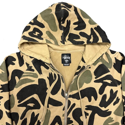 Stüssy Monogram Camo Hoodie ( M )