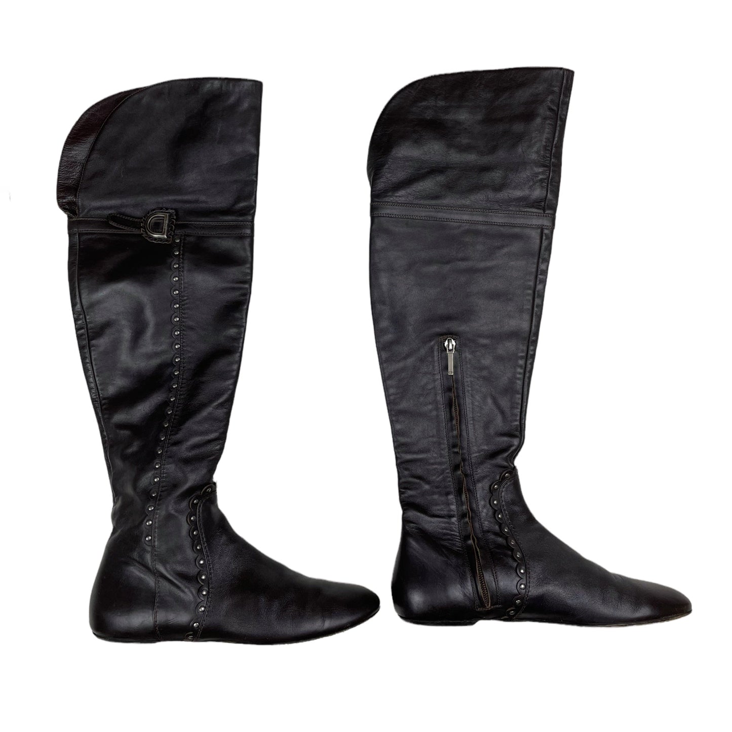 Christian Dior c.2005 over knee riding boots