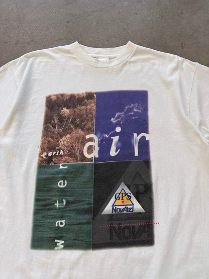 1990's NovAtel GPS Systems T-Shirt - XL | X-Large, Red
