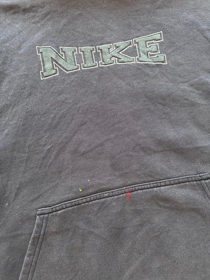 1990's Nike Spellout Hoodie - XL | X-Large, Red