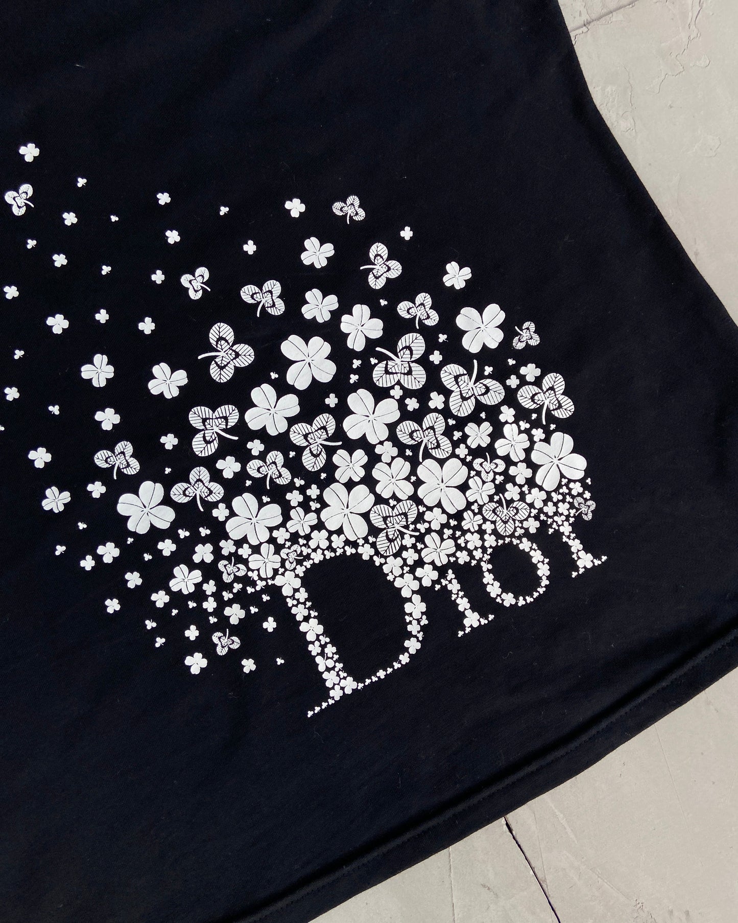 DIOR 2000'S LOGO CLOVER VEST TOP - M