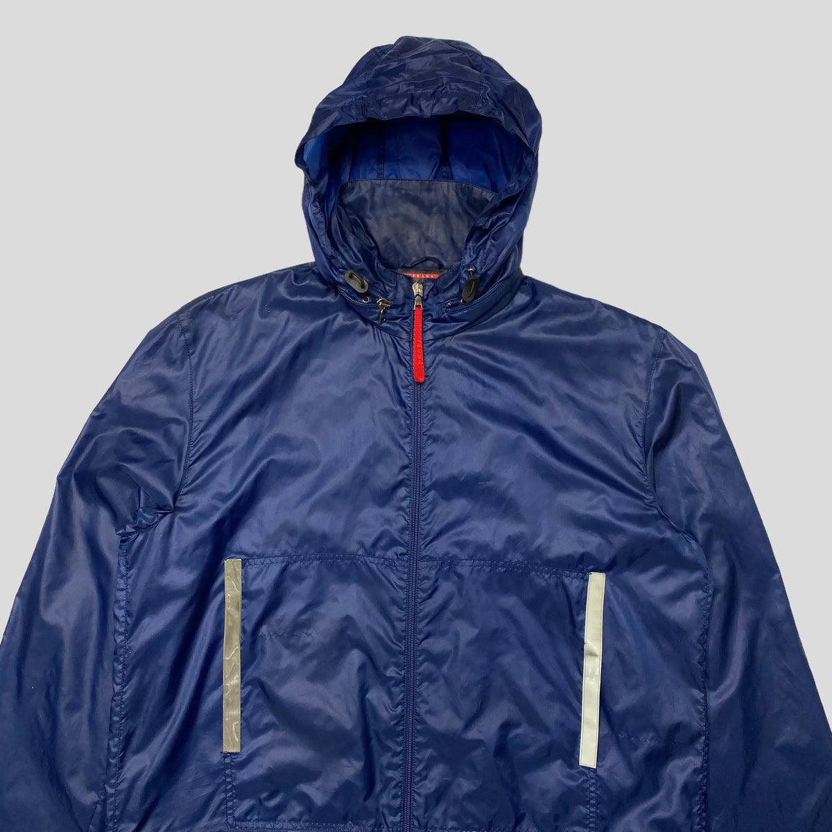 Prada Sport SS00 Convertible Nylon Reflective Jacket - L/XL | O/S, Multicoloured