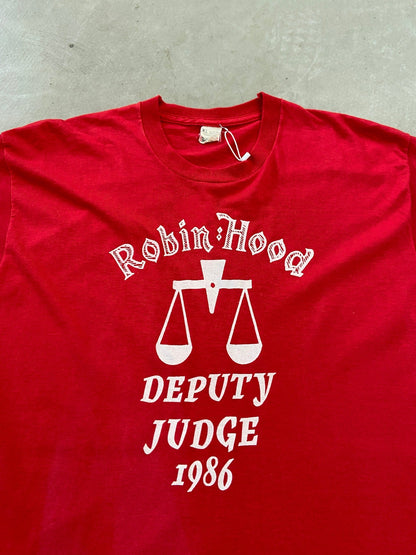 1986 Robin Hood Deputy Judge T-shirt - XL