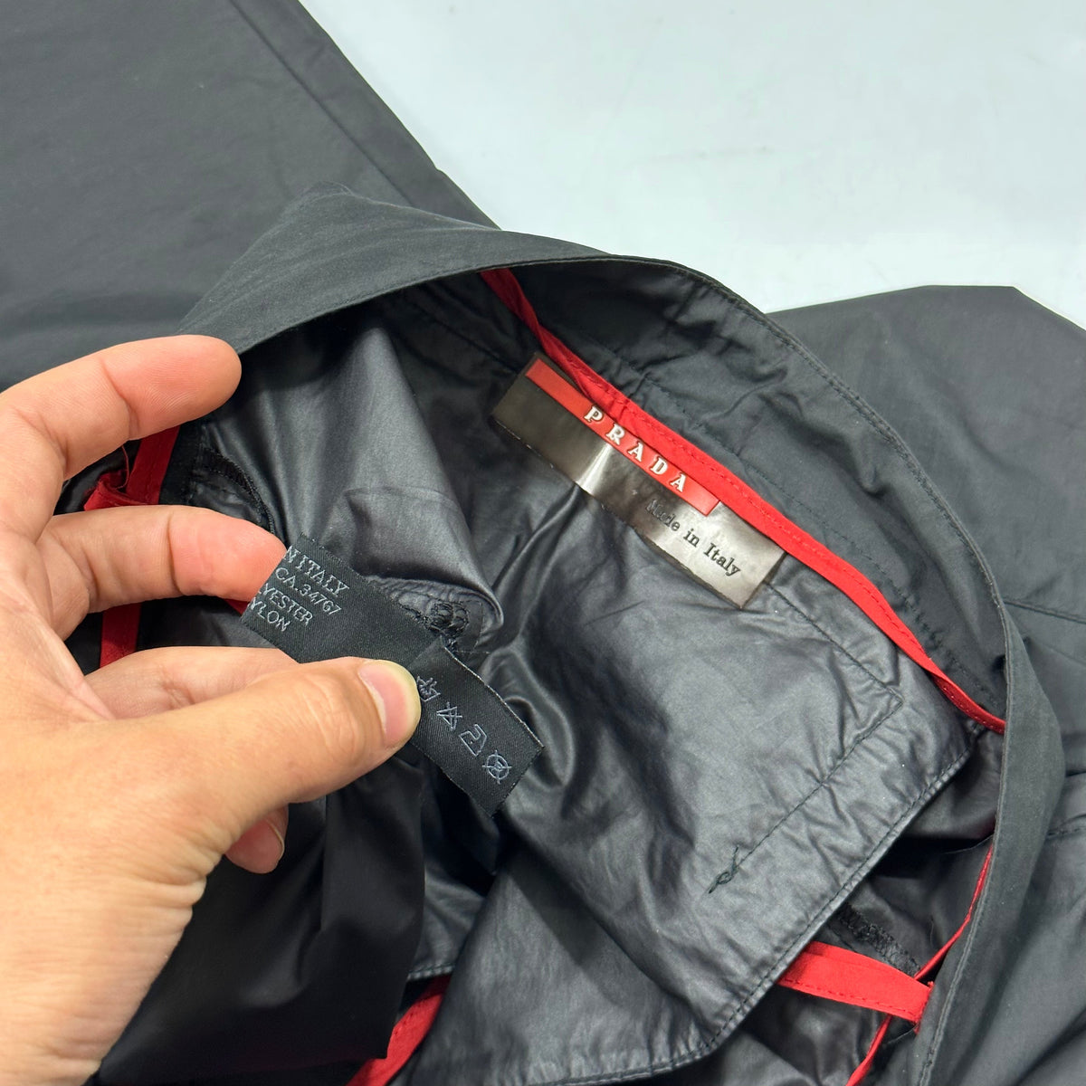 Prada Sport SS99 3M Nylon Utility Trousers - M | O/S, Black