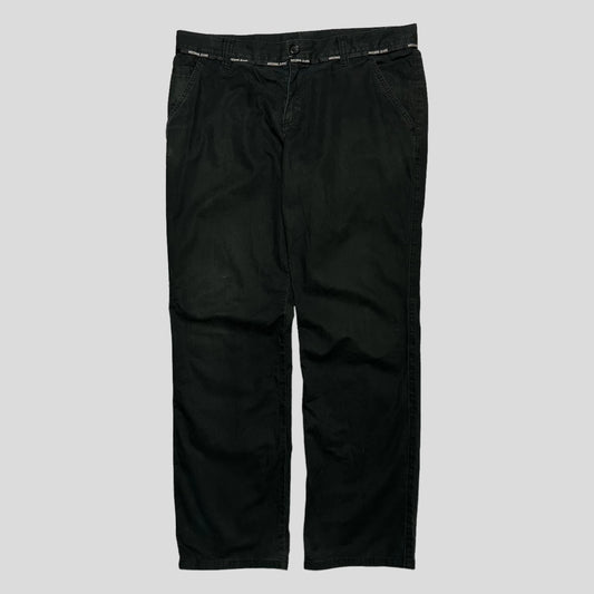 Moschino Jeans 00’s Taped Logo Trousers - 36