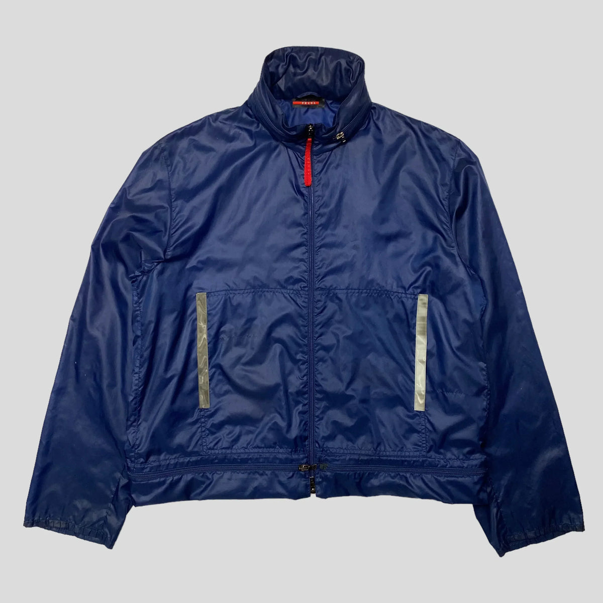 Prada Sport SS00 Convertible Nylon Reflective Jacket - L/XL | O/S, Multicoloured