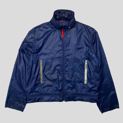 Prada Sport SS00 Convertible Nylon Reflective Jacket - L/XL | O/S, Multicoloured