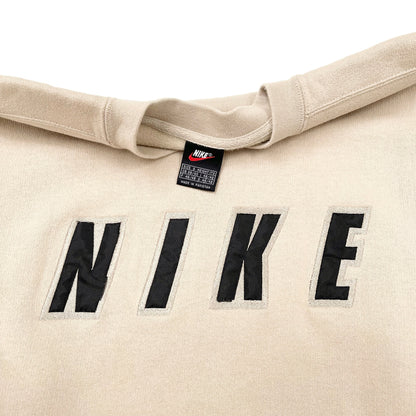 Nike RARE 90s embroidered heavyweight beige sweatshirt (S)