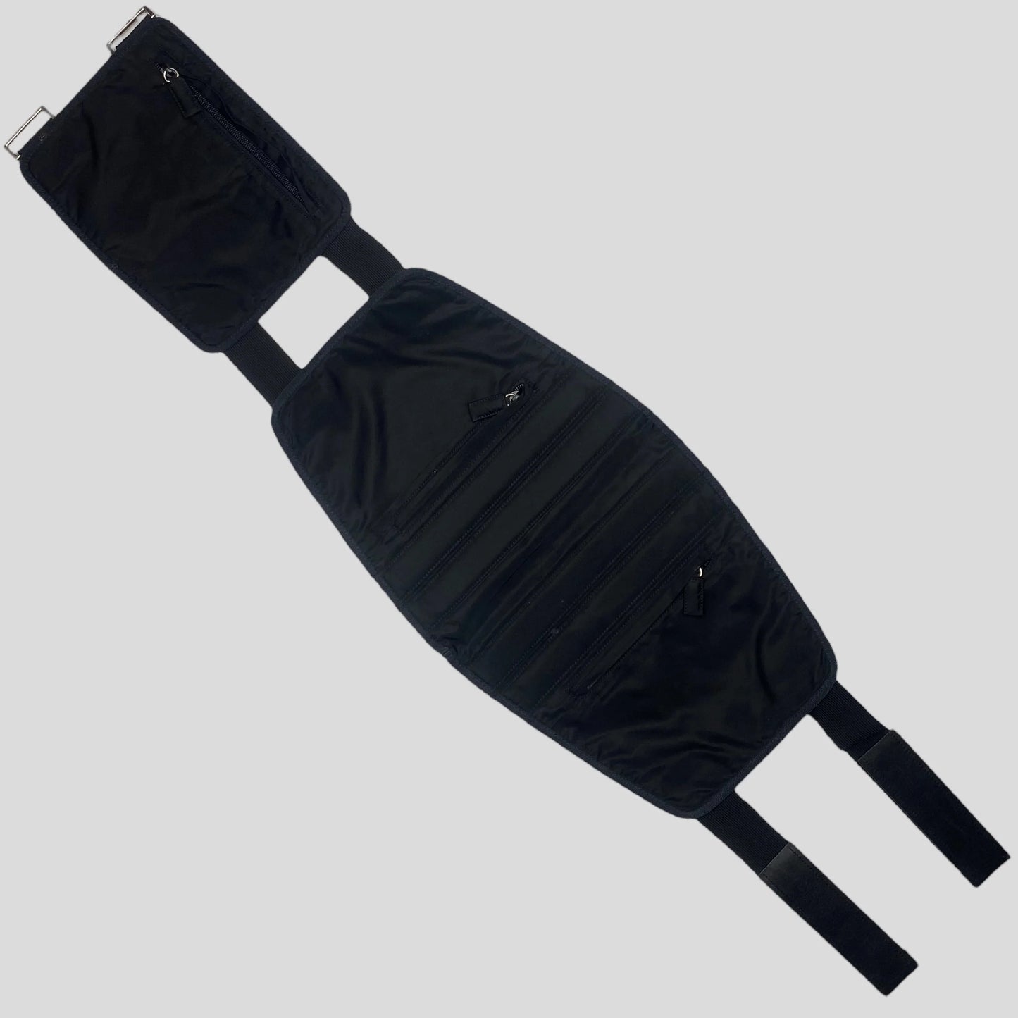 Prada 1999 Nylon Tactical Belt Bag - XL