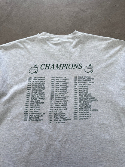 2004 Golf Masters T-Shirt - XL | X-Large, Red