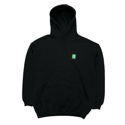 Balenciaga black Eco pullover hoodie | Medium, Black